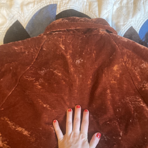 Adorable rust orange velvet - Picture 6 of 6